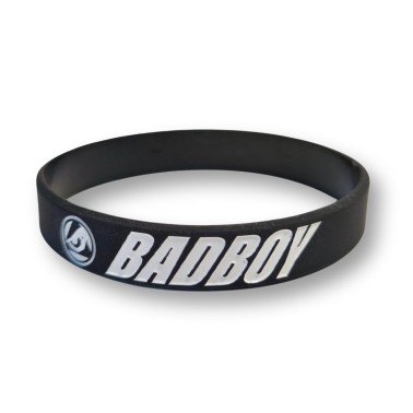 BAD BOY BRACELET LOGO SILICON WRIST BAND BB-000086-BK Black