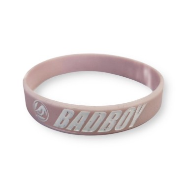 BAD BOY BRACELET LOGO SILICON WRIST BAND BB-000086-PNK Pink