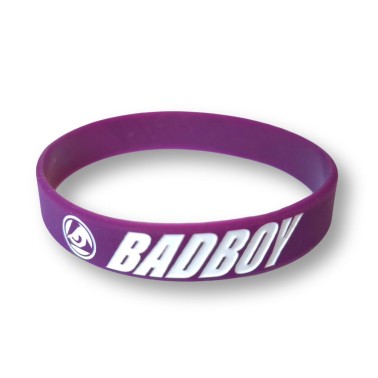 BAD BOY BRACELET LOGO SILICON WRIST BAND BB-000086-PP Purple