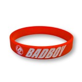 BAD BOY BRACELET LOGO SILICON WRIST BAND BB-000086-RE Red Image 