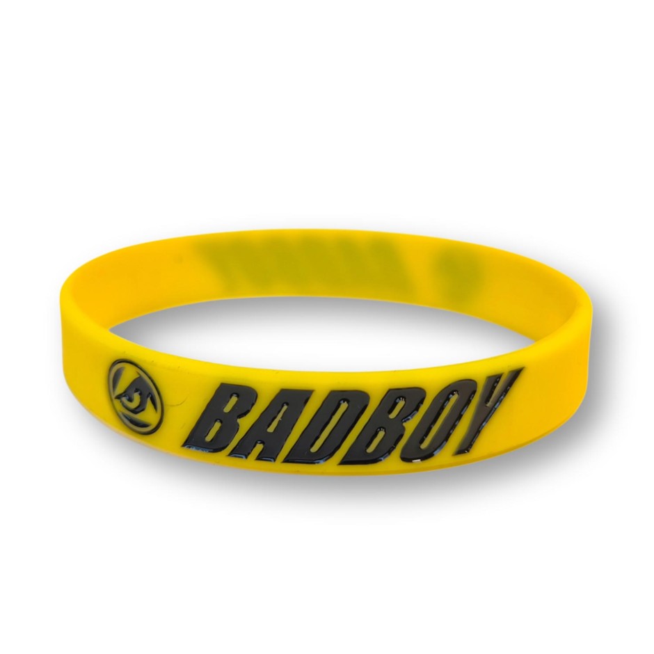 BAD BOY BRACELET LOGO SILICON WRIST BAND BB-000086-YE Κίτρινο