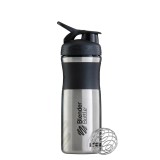 BLENDER BOTTLE 820ML SPORTMIXER STAINLESS Black Image 