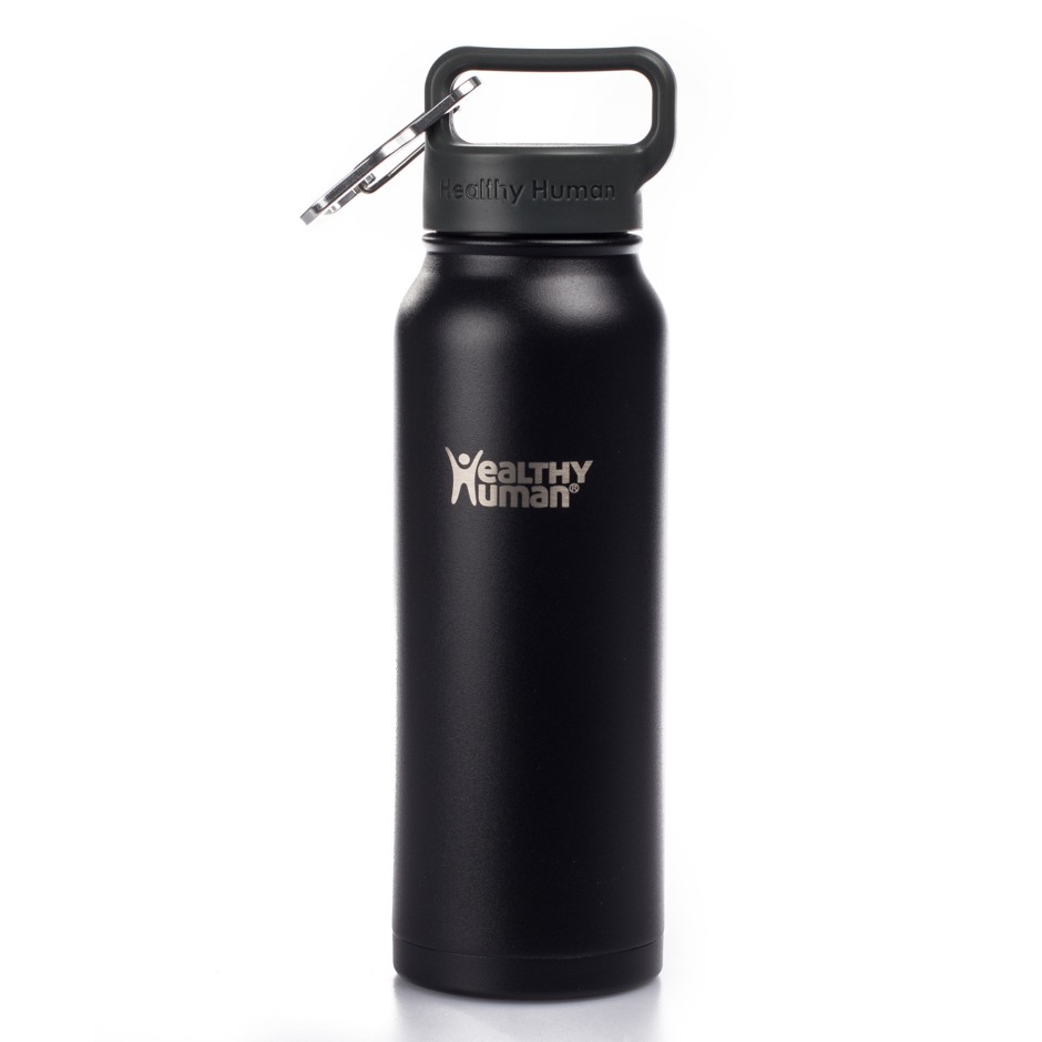HEALTHY HUMAN 21oz (621ml) - STEIN BOTTLE HH0013-PURE BLACK Μαύρο