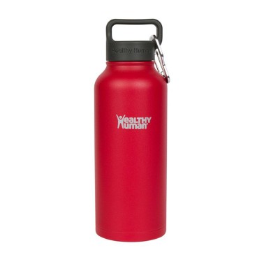 HEALTHY HUMAN 32OZ 946ML STEIN BOTTLE HH0024-RED HOT Red