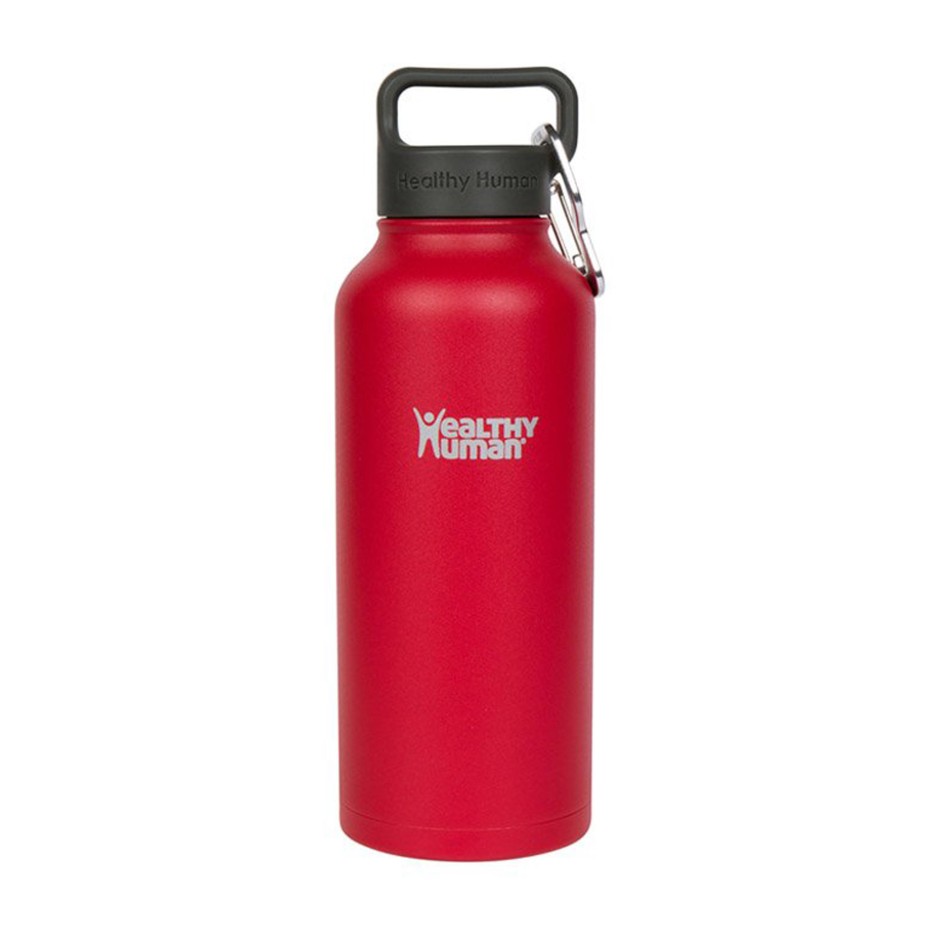 HEALTHY HUMAN 32OZ 946ML STEIN BOTTLE HH0024-RED HOT Red