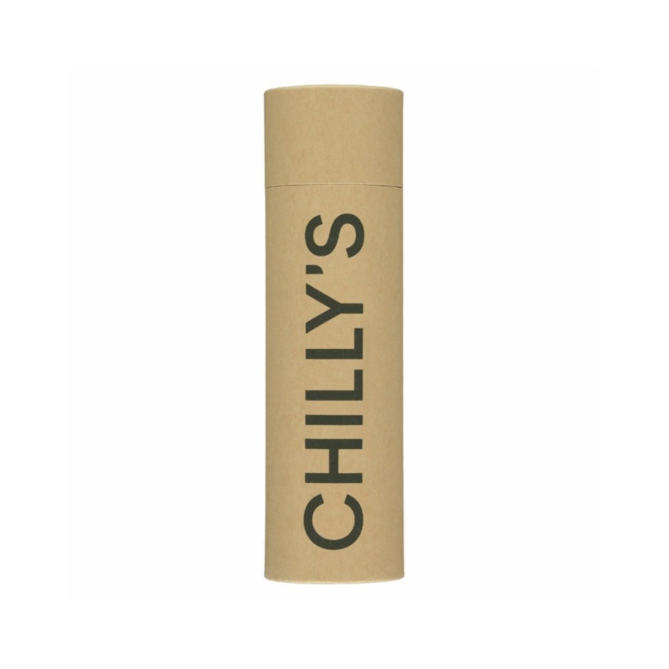 Insulated Water Bottle Green - Chilly’s All Matte Green