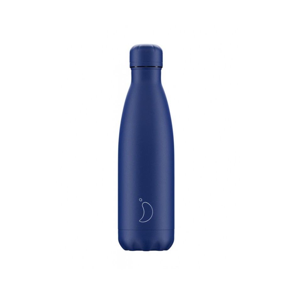 Παγούρι Νερού Μπλε - Chilly’s All Matte Blue 500ml