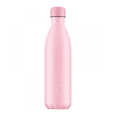 Insulated Water Bottle Pink - Chilly’s All Pastel Pink