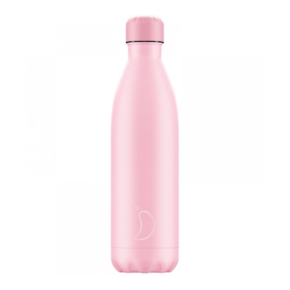 Insulated Water Bottle Pink - Chilly’s All Pastel Pink
