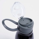 NBA STAINLESS STEEL 600ml 558-55249-CHICAGO BULLS Black Image 0