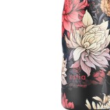 ESTIA INSULATED BOTTLE TRAVEL FLASK SAVE THE AEGEAN 500ML MIDNIGHT BLOSSOM 01-22099 Colorful Image 1