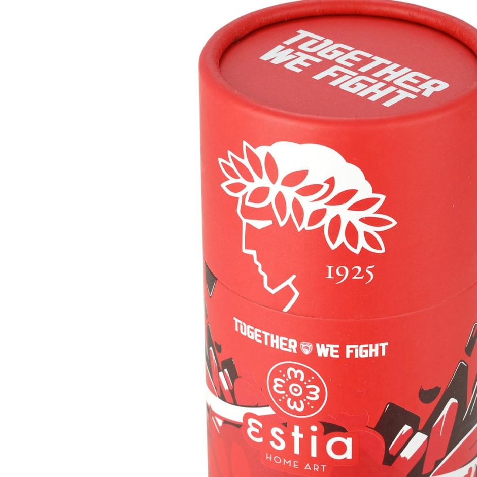 Παγούρι Θερμός Κόκκινο - Estia Travel Olympiacos BC Edition Together We Fight
