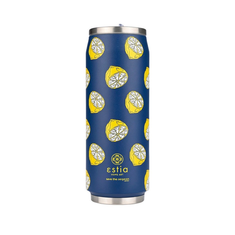 ESTIA TRAVEL CUP STA 500ml CITRUS INFUSION 01-22693 Blue