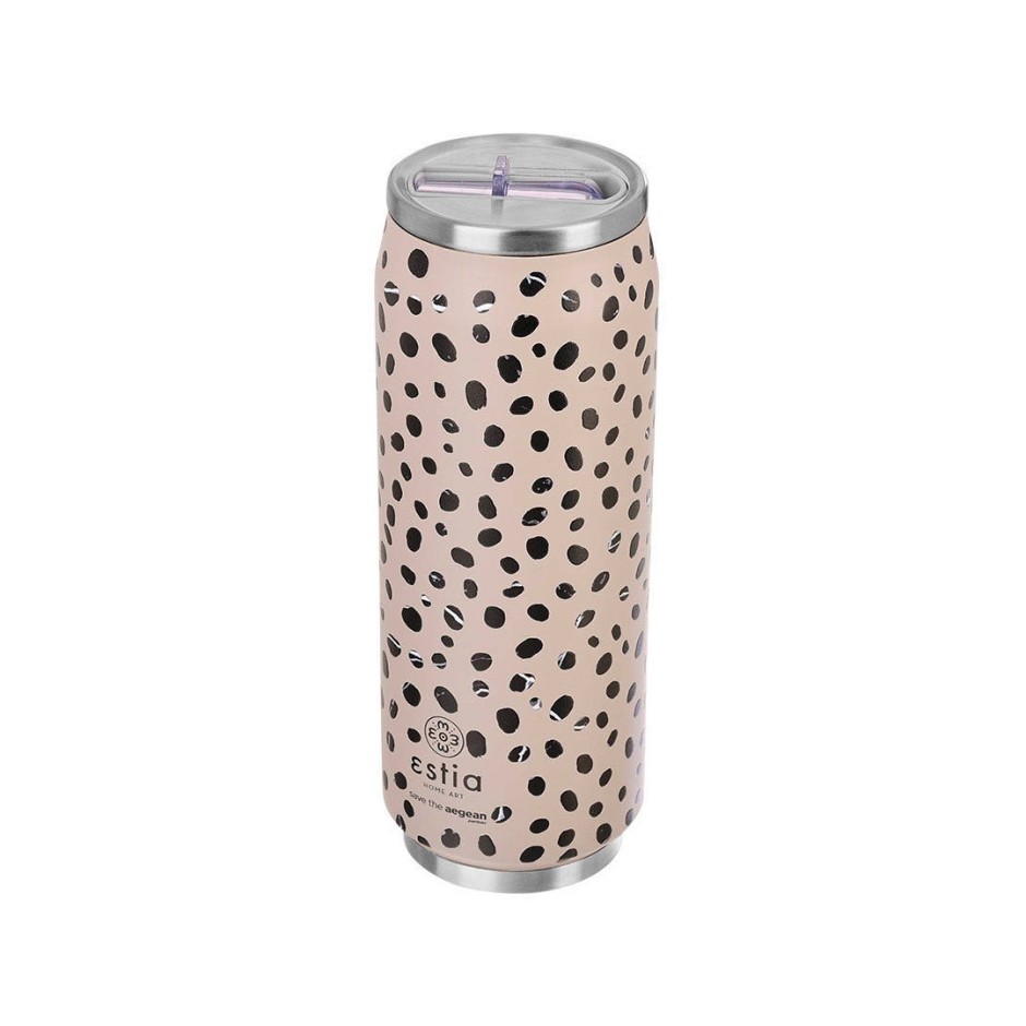 ESTIA TRAVEL CUP STA 500ml LEOPARD TAUPE 01-16777 Beige