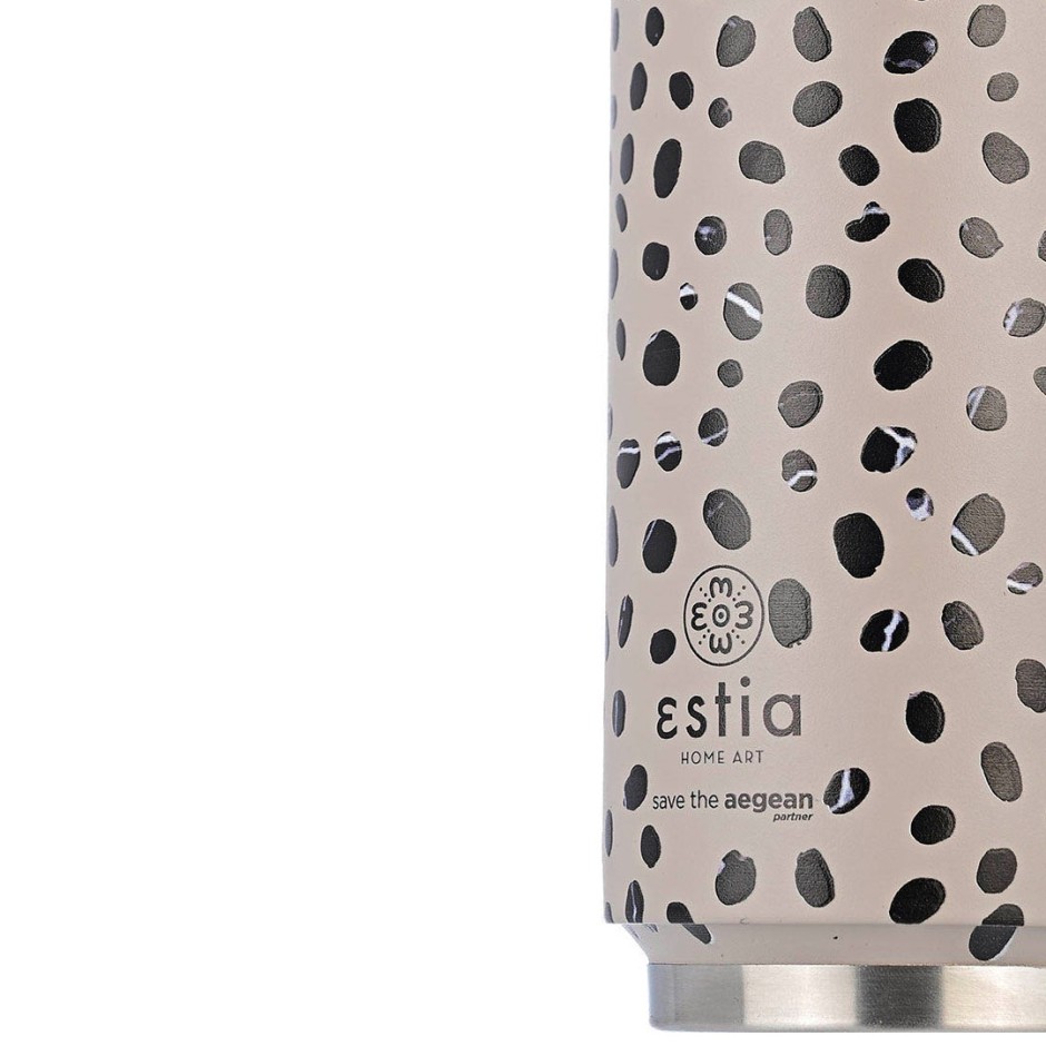 ESTIA TRAVEL CUP STA 500ml LEOPARD TAUPE 01-16777 Beige