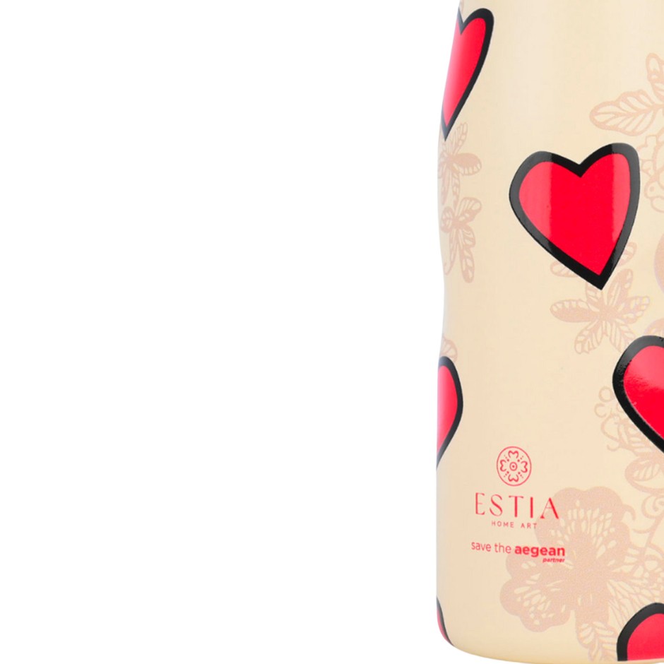 Insulated Bottle Ecru - Estia Travel Flask Save The Aegean Tender Lace 