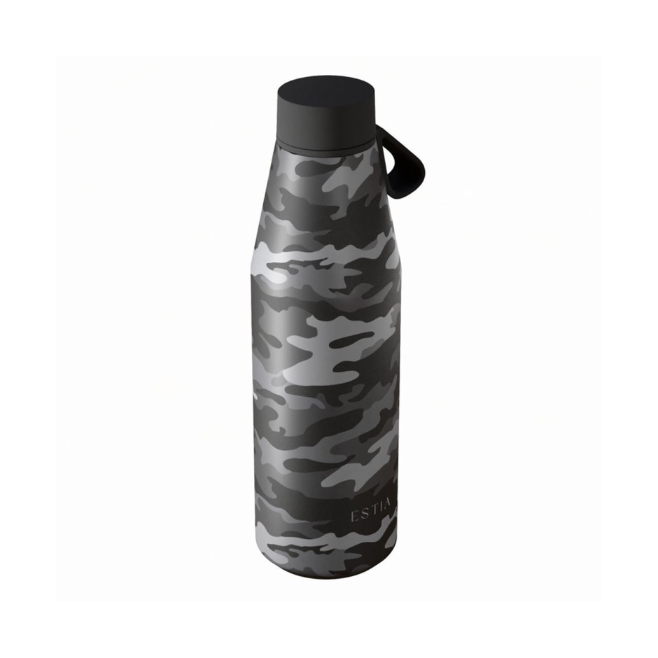 Παγούρι Θερμός Μαύρο - Estia Flow Save The Aegean Dark Camo