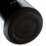 Insulated Bottle Black - Estia Flow Save The Aegean Carbon Fibre Image 2