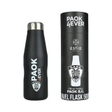 Μπουκάλι Θερμός ESTIA TRAVEL FLASK 500ML PAOK B.C. Μαύρο  Εικόνα 