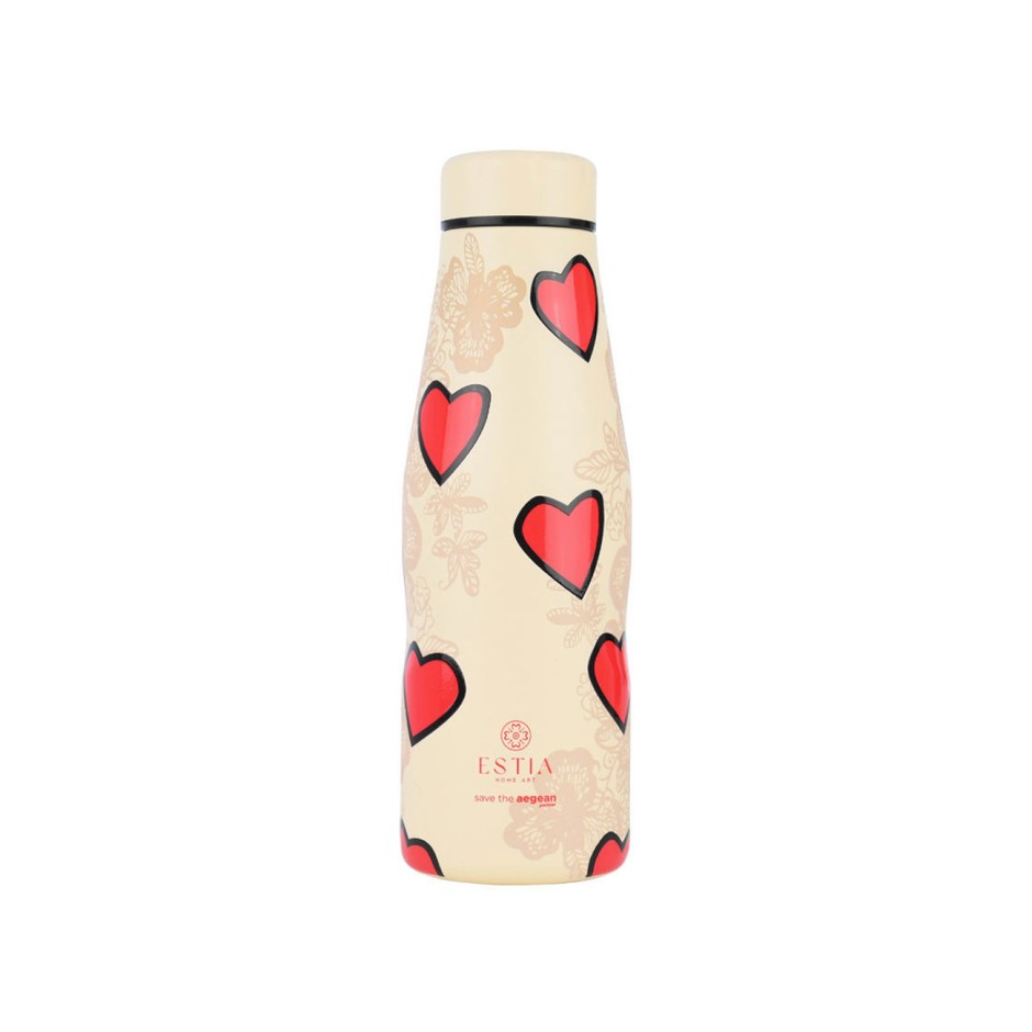 Insulated Bottle Ecru - Estia Travel Flask Save The Aegean Tender Lace 