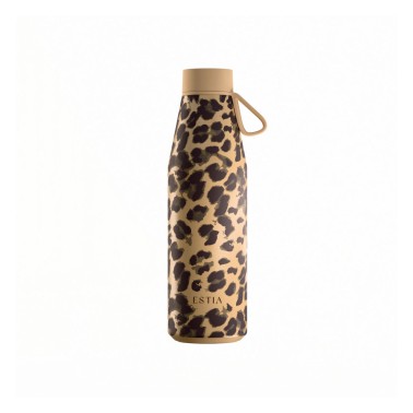 Insulated Bottle Brown - Estia Flow Save The Aegean Spotted Prowl