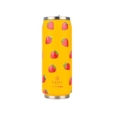 Insulated Bottle Yellow - Estia Travel Cup Save The Aegean Berry Bright