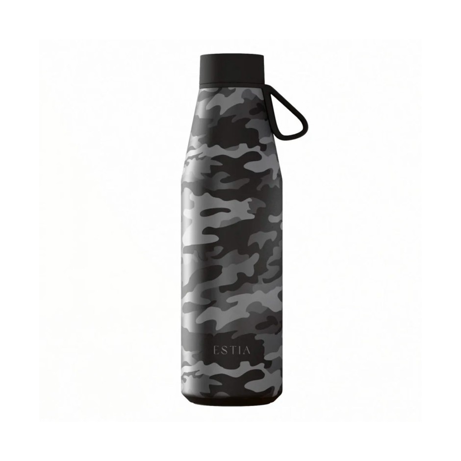 Παγούρι Θερμός Μαύρο - Estia Flow Save The Aegean Dark Camo