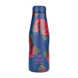 ESTIA TRAVEL FLASK STA 500ml ELECTRIC ROSES 01-22112 Blue Image 