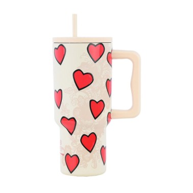 ESTIA STRAW TUMBLER XL STA 900ml 01-32074 Colorful