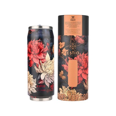 ESTIA TRAVEL CUP STA 500ml MIDNIGHT BLOSSOM 01-22686 Colorful