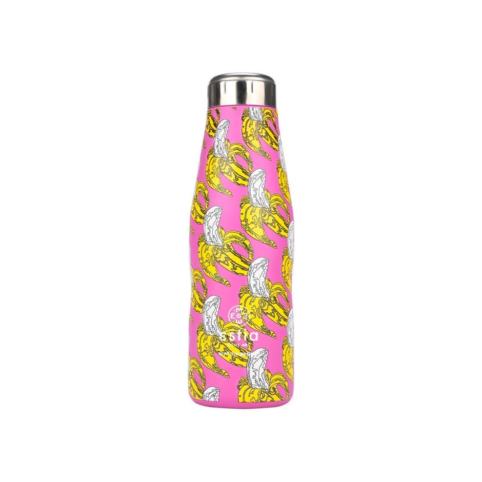 Insulated Bottle Colorful - Estia Travel Flask Save The Aegean Banana Swirl