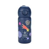 ESTIA ISOTHERMAL KIDS BOTTLE 350ML COSMIC VOYAGERS 01-23478 Blue Image 