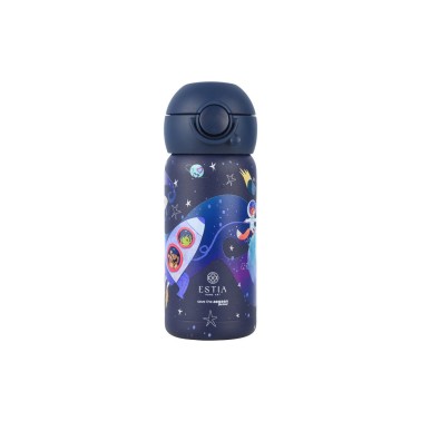 Isothermal Water Bottle Blue - Estia Wonder Bottle Save The Aegean Solar Jump