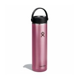 HYDRO FLASK 24 OZ (710 ml)  LIGHTWEIGHT WIDE FLEX CAP B TOURMALINE LW24LWB092-TOURMALINE Pink Image 0
