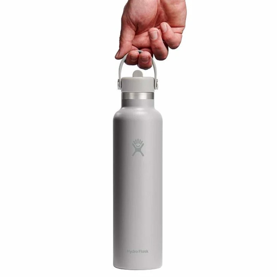 Παγούρι Θερμός Γκρι - Hydro Flask 21 oz Standard Mouth With Flex Straw Cap