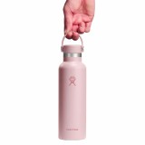 HYDRO FLASK 21 OZ (621 ml) STANDARD FLEX CAP TRILLIUM S21CSX678-TRILLIUM Pink Image 1