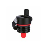 HYDRO FLASK 21 OZ (621 ml)  STANDARD FLEX STRAW CAP BLACK S21FS001-BLACK Black Image 0