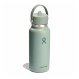 HYDRO FLASK 32 OZ (946 ml) WIDE FLEX STRAW CAP BOTANICAL BLISS AGAVE W32CFS377P-AGAVE Κhaki Image 0