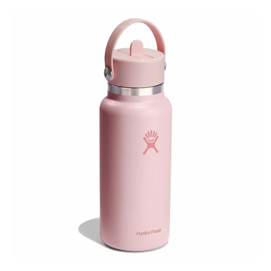Παγούρι Θερμός Ροζ - Hydro Flask 32 oz Wide Mouth With Flex Straw Cap 