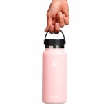 HYDRO FLASK 32 OZ (946 ml) WIDE FLEX CAP TRILLIUM W32CTS678-TRILLIUM Pink Image 1