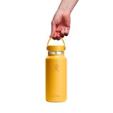 HYDRO FLASK 32 OZ (946 ml) WIDE FLEX CAP SUNBEAM W32CTS722-SUNBEAM Yellow Image 1
