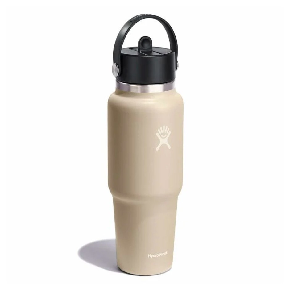 Παγούρι Θερμός Εκρού - Hydro Flask 32 oz Wide Mouth With Flex Straw Travel Bottle