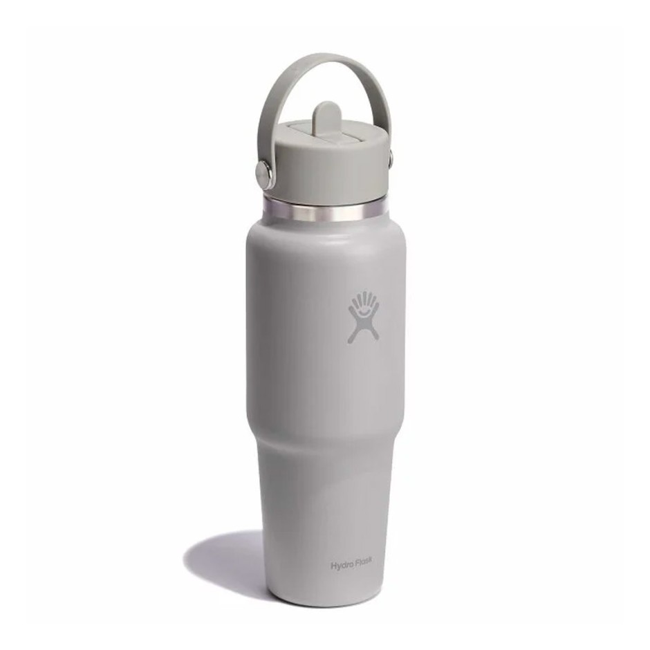 Παγούρι Θερμός Γκρι - Hydro Flask 32 oz Wide Mouth With Flex Straw Travel Bottle