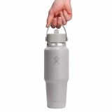 HYDRO FLASK 32 OZ (946 ml) WIDE FLEX STRAW TRAVEL BOTTLE BIRCH WT32CFS035-BIRCH Grey Image 1