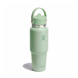 HYDRO FLASK 32 OZ (946 ml) WIDE FLEX STRAW TRAVEL BOTTLE ALOE WT32CFS338-ALOE Veraman Image 0