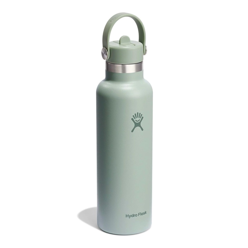 HYDRO FLASK 21 OZ (621 ml) STANDARD FLEX STRAW CAP AGAVE S21CFS374-AGAVE Κhaki
