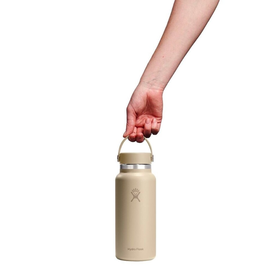 Παγούρι Θερμός Μπεζ - Hydro Flask 32 oz Wide Mouth Flex Cap