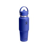 Παγούρι Θερμός Μπλε - Hydro Flask 32 oz Wide Mouth With Flex Straw Travel Bottle Εικόνα 0