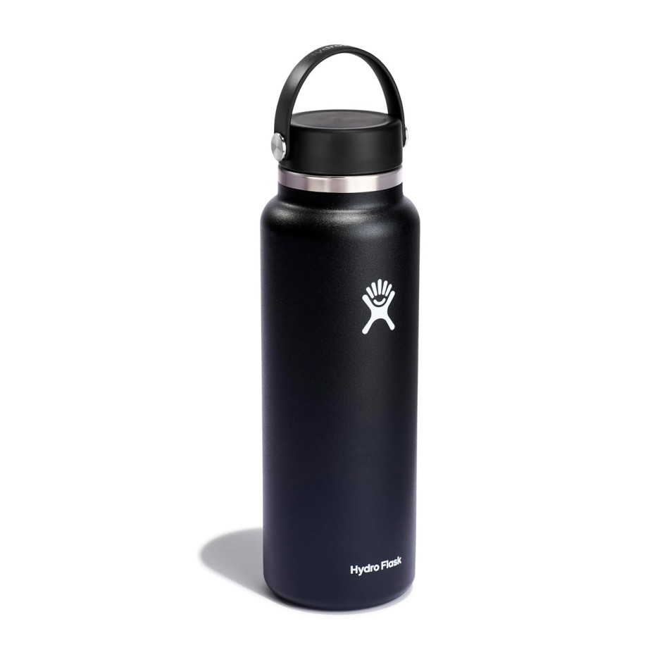 Παγούρι Θερμός Μαύρο - Hydro Flask 40 oz Wide Mouth Flex Cap