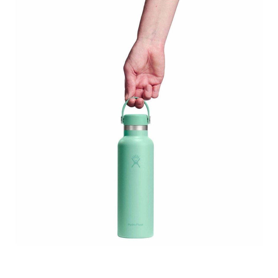 Thermos Bottle Turquoise - Hydro Flask 21 oz Standard Mouth Flex Cap